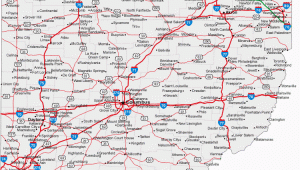Map Of Ohio with Cities and Counties Map Of Ohio Cities Ohio Road Map