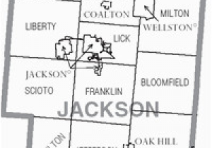 Map Of Ohio with Counties Jackson County Ohio Wikipedia