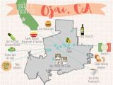 Map Of Ojai California Tree Waiting Ojai Pinterest