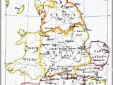 Map Of Old England Wessex Anglo Saxon Map Stock Photos Anglo Saxon Map Stock Images