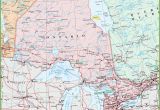 Map Of Ontario and Quebec Canada Map Of Ontario with Cities and towns