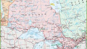 Map Of Ontario Canada Cities Map Of Ontario with Cities and towns