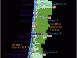 Map Of oregon and California Coast Map Of oregon Coast Cities Awesome Map northern California Coastal