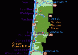 Map Of oregon and California Coast Map Of oregon Coast Cities Awesome Map northern California Coastal