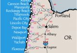 Map Of oregon Beaches Map or oregon Coast Secretmuseum