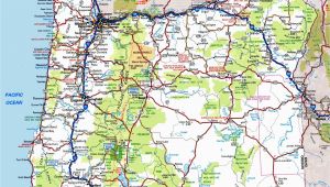 Map Of oregon Cities and towns oregon Road Map