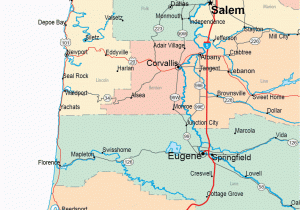 Map Of oregon Coastal Cities Gallery Of oregon Maps