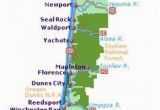 Map Of oregon Coastal towns Simple oregon Coast Map with towns and Cities Projects to Try In