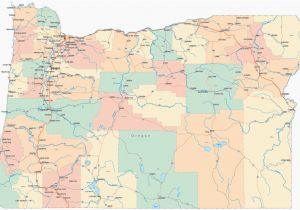 Map Of oregon Counties and Cities Portland oregon County Map Secretmuseum