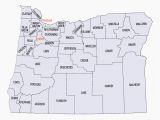 Map Of oregon Counties Counties Of oregon Map Secretmuseum