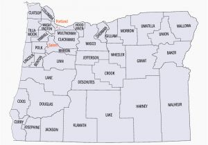 Map Of oregon Counties Counties Of oregon Map Secretmuseum