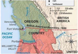 Map Of oregon Country oregon Country Map 1846 Map Of the oregon Country and Travel