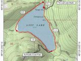 Map Of oregon Lakes Lost Lake Loop Hike Hiking In Portland oregon and Washington