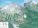 Map Of oregon Mountains Mt Bachelor Mt Bachelor oregon Skiing Ski Magazine Trail Maps