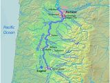 Map Of oregon Rivers A Map Of the Willamette River Its Drainage Basin Major Tributaries