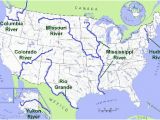 Map Of oregon Rivers and Lakes United States Geography Rivers