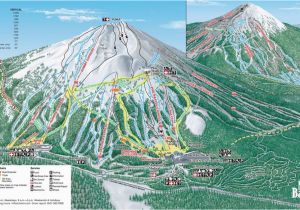 Map Of oregon Ski Resorts Mt Bachelor Mt Bachelor oregon Skiing Ski Magazine Trail Maps