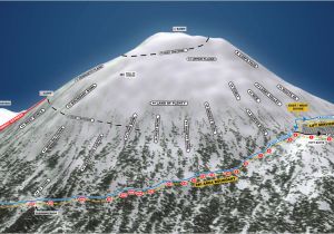 Map Of oregon Ski Resorts Trail Map