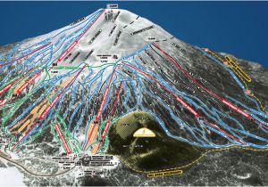 Map Of oregon Ski Resorts Trail Map