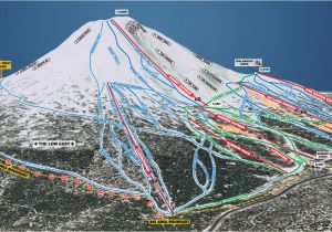 Map Of oregon Ski Resorts Trail Map