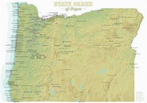 Map Of oregon State Parks Amazon Com Best Maps Ever oregon State Parks Map 18×24 Poster Sage