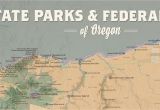 Map Of oregon State Parks oregon State Parks Federal Lands Map 24×36 Poster Best Maps Ever