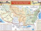 Map Of oregon Trail 1850 Amazon Com Historic Map the Westward Expansion Of the United