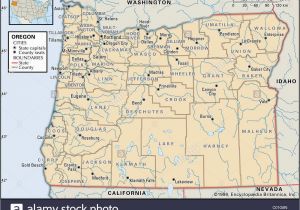 Map Of oregon Trail 1850 Map Pacific northwest Stockfotos Map Pacific northwest Bilder Alamy