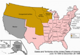 Map Of oregon Trail 1850 Outline Of oregon Territorial Evolution Wikipedia