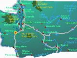 Map Of oregon Washington Coast Washington State Map Go northwest A Travel Guide