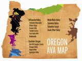 Map Of oregon Wine Country Learn Your Avas