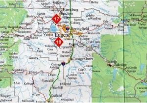 Map Of oregon with Counties Counties Of oregon Map Secretmuseum