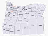 Map Of oregon with Counties Counties Of oregon Map Secretmuseum