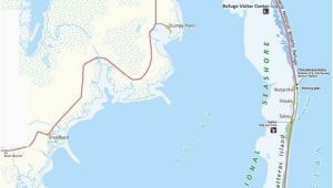 Map Of Outer Banks north Carolina Map Of the Outer Banks Including Hatteras and Ocracoke islands