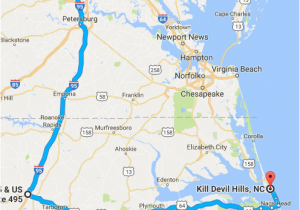 Map Of Outer Banks Of north Carolina How to Avoid the Traffic On Your Drive to the Outer Banks Updated
