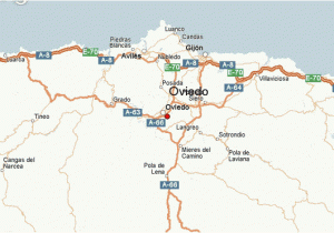 Map Of Oviedo Spain Oviedo Location Map Province Of asturias Principality Of