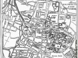 Map Of Oxfordshire England Plan Of Oxford From Circa 1900 From Harmsworth Encyclopaedia