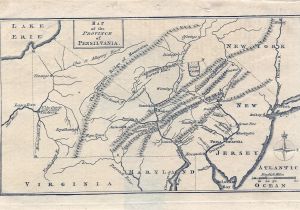 Map Of Pa and Ohio 1775 to 1779 Pennsylvania Maps