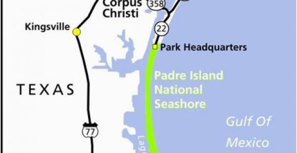 Map Of Padre island Texas Maps Padre island National Seashore U S National Park Service