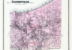 Map Of Painesville Ohio Historic Map Works Residential Genealogy A