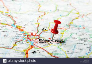 Map Of Pamplona Spain Pamplona Irunea Stock Photos Pamplona Irunea Stock Images Alamy