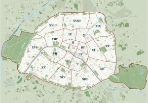 Map Of Paris France and Surrounding areas What Does Arrondissement Mean Definition Usage