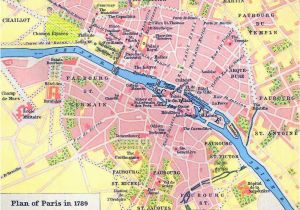 Map Of Paris France Districts Contemporary and Historical Maps Of Paris France