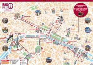 Map Of Paris France Landmarks Map Of Paris tourist attractions Sightseeing tourist tour