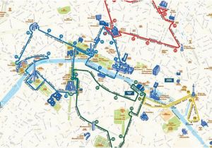 Map Of Paris France Landmarks Paris Hop On Hop Off Combo Sightseeing Bus and Seine River Cruise