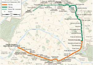 Map Of Paris France Metro A Le De France Tramway Lines 3a and 3b Wikipedia