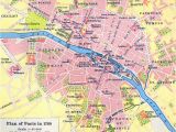 Map Of Paris France Streets Contemporary and Historical Maps Of Paris France