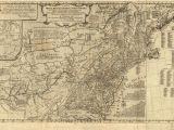 Map Of Pennsylvania and Ohio 1775 to 1779 Pennsylvania Maps