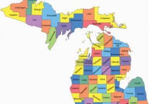 Map Of Petoskey Michigan Michigan Map with Counties Big Michigan Love Michigan Map Big