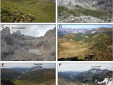 Map Of Picos De Europa Spain Glacial Landforms A Frontal Moraine Complex Of Amuesa